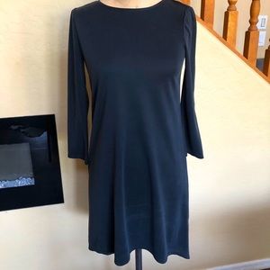 Alice + Olivia black long-sleeve dress